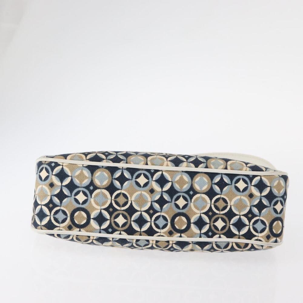 CELINE Accessory Pouch Canvas Navy Auth 154611 - Picture 5 of 16